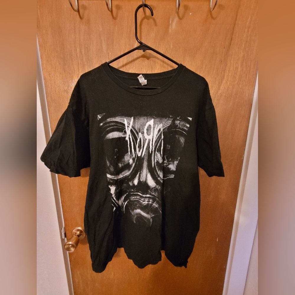 KoRn Gasmask t shirt Hot Topic 2017 Size XL
